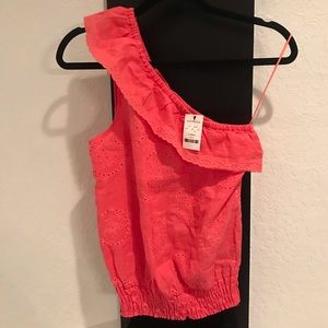 Price Firm-Express Shoulder Ruffle Top